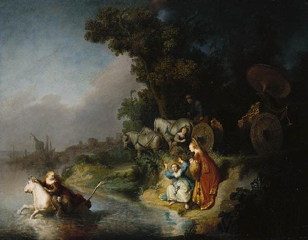 REMBRANDT Harmenszoon van Rijn The Abduction of Europa, Norge oil painting art
